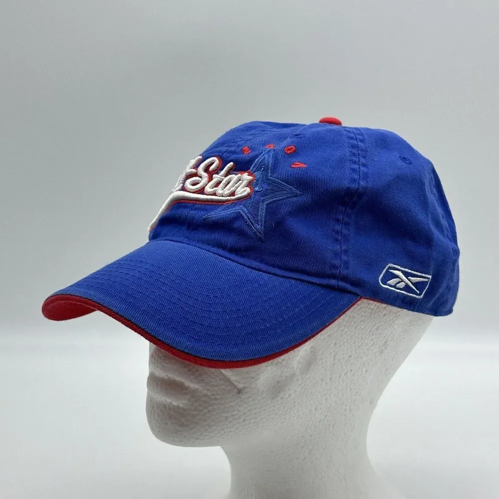 Vintage NBA Basketball Hat Cap Strap Back Blue 2004 All Star Game Los Angeles
